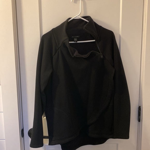 Athleta cozy karma wrap sweatshirt women’s medium - Picture 2 of 10